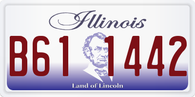 IL license plate B611442