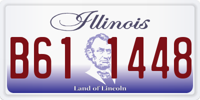 IL license plate B611448