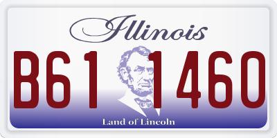 IL license plate B611460