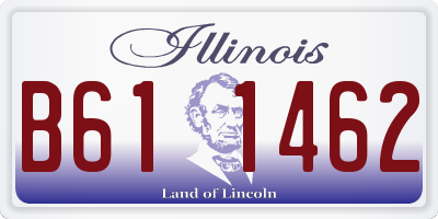 IL license plate B611462
