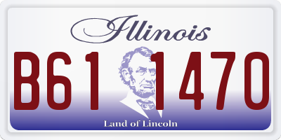 IL license plate B611470