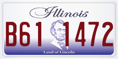 IL license plate B611472