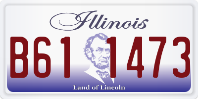 IL license plate B611473