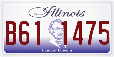 IL license plate B611475
