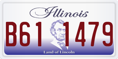 IL license plate B611479