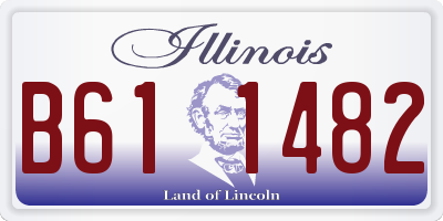 IL license plate B611482