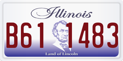 IL license plate B611483