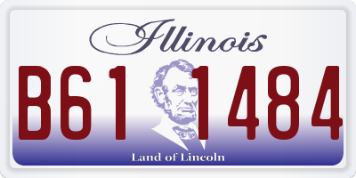 IL license plate B611484
