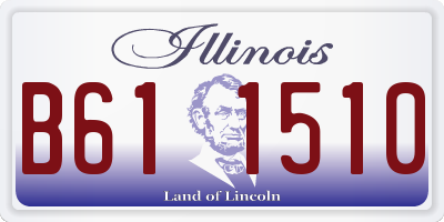 IL license plate B611510