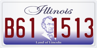 IL license plate B611513