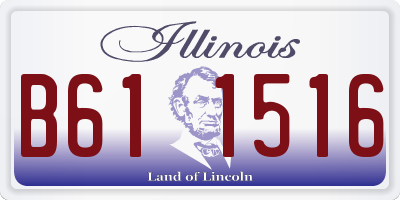IL license plate B611516