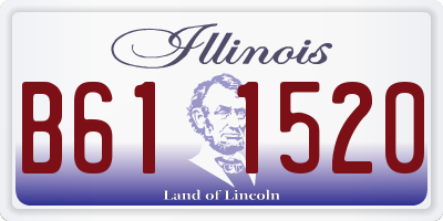 IL license plate B611520