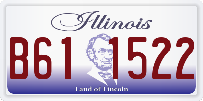 IL license plate B611522