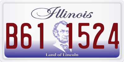 IL license plate B611524