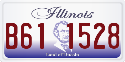 IL license plate B611528