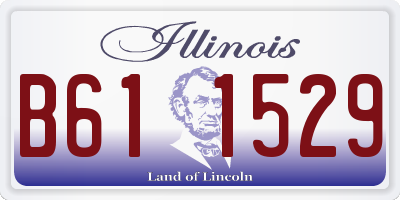 IL license plate B611529