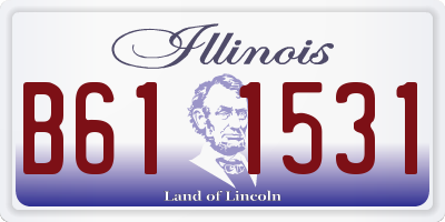 IL license plate B611531