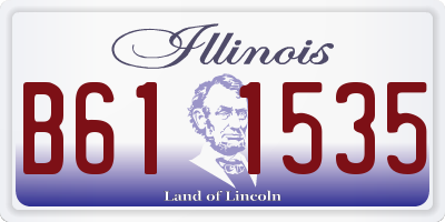 IL license plate B611535