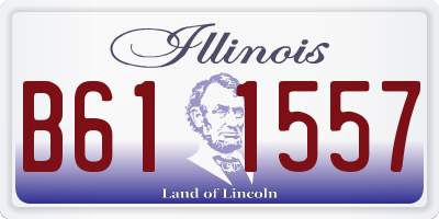 IL license plate B611557