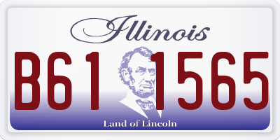 IL license plate B611565