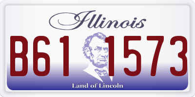 IL license plate B611573