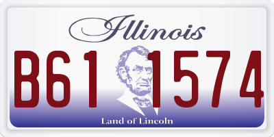 IL license plate B611574