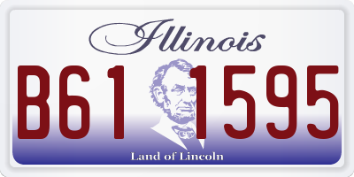 IL license plate B611595