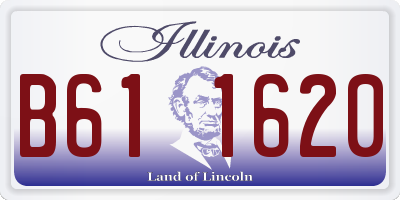IL license plate B611620