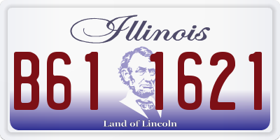 IL license plate B611621