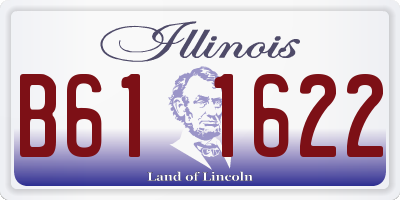 IL license plate B611622