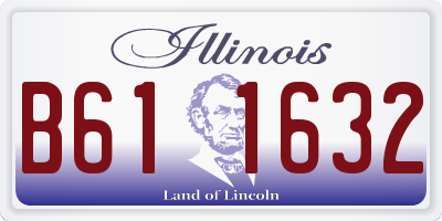 IL license plate B611632