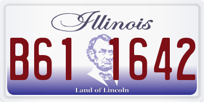 IL license plate B611642