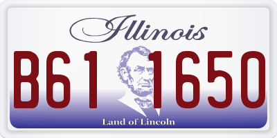 IL license plate B611650