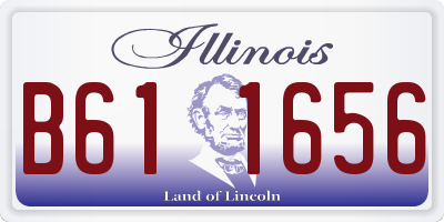 IL license plate B611656