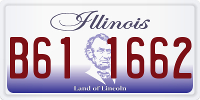 IL license plate B611662