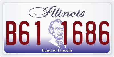 IL license plate B611686