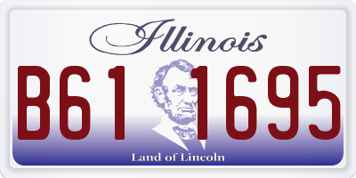 IL license plate B611695