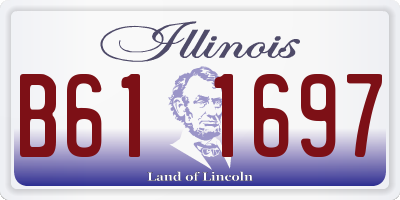IL license plate B611697