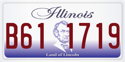 IL license plate B611719