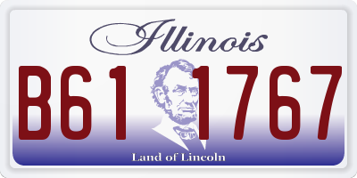 IL license plate B611767