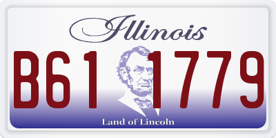 IL license plate B611779