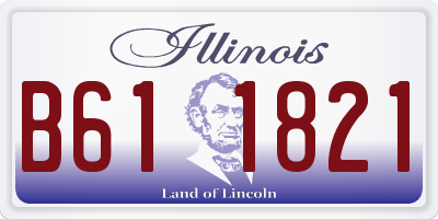 IL license plate B611821