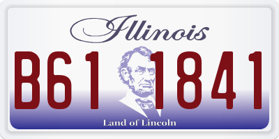 IL license plate B611841