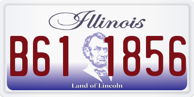 IL license plate B611856