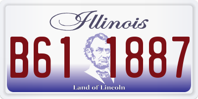 IL license plate B611887