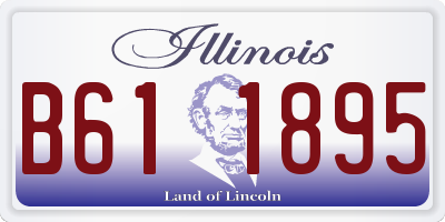 IL license plate B611895