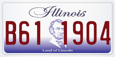IL license plate B611904