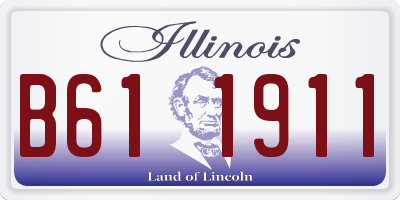 IL license plate B611911