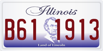 IL license plate B611913