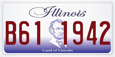 IL license plate B611942